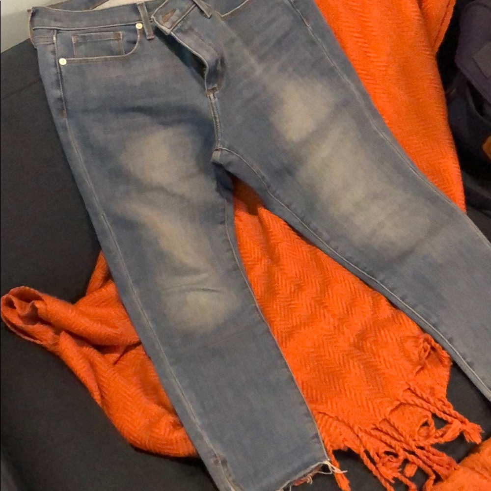 Banana Republic short/ankle skinny jeans